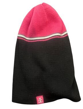 2025 T-Mobile Tuesday Reversible Beanie Hat Pink Black White Magenta Black 11/4